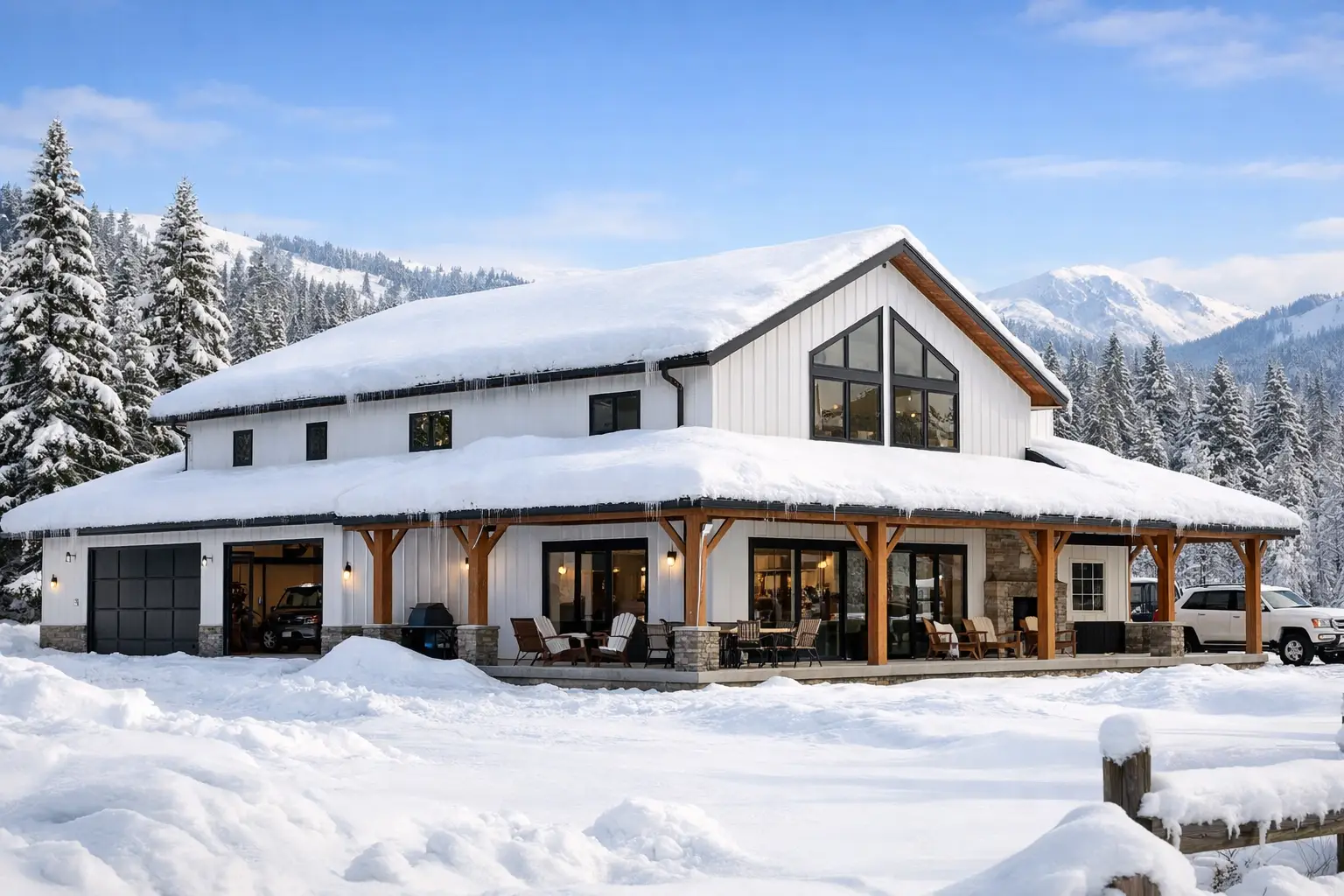 Engineered Metal Building for Snow Load