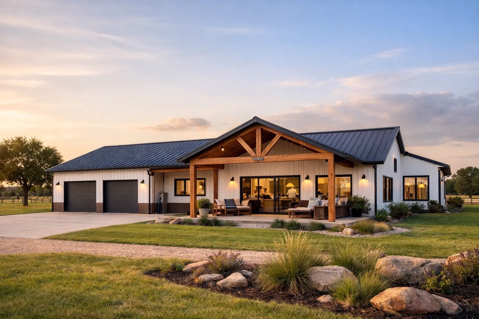 Best One Story Barndominium Floor Plans