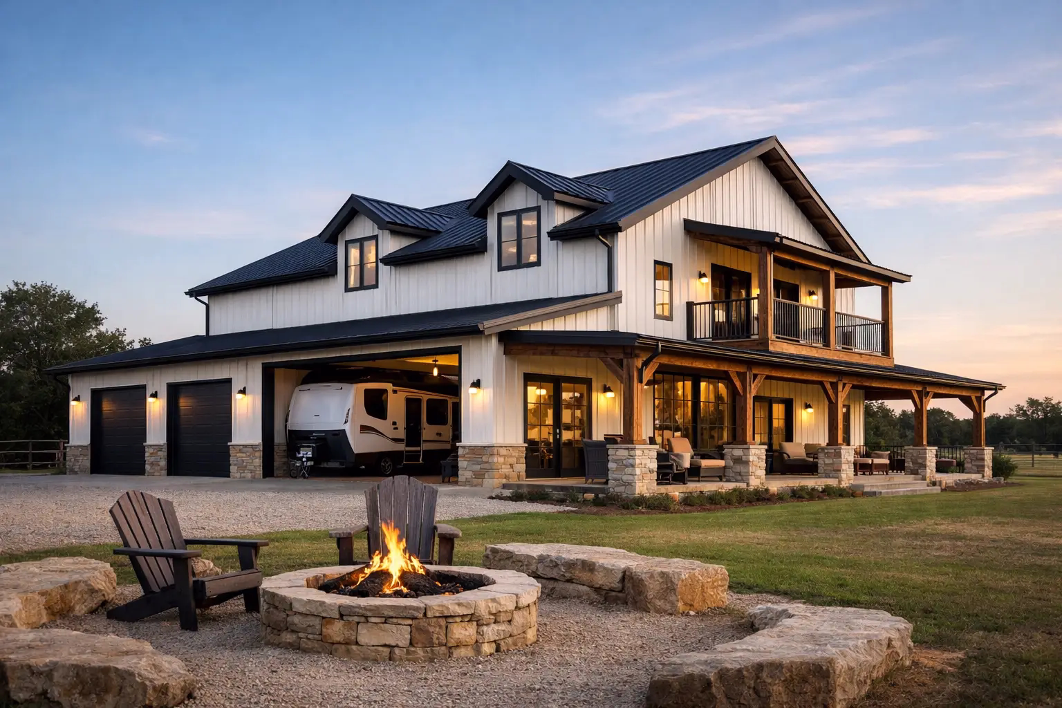 Best Two Story Barndominium Floor Plans