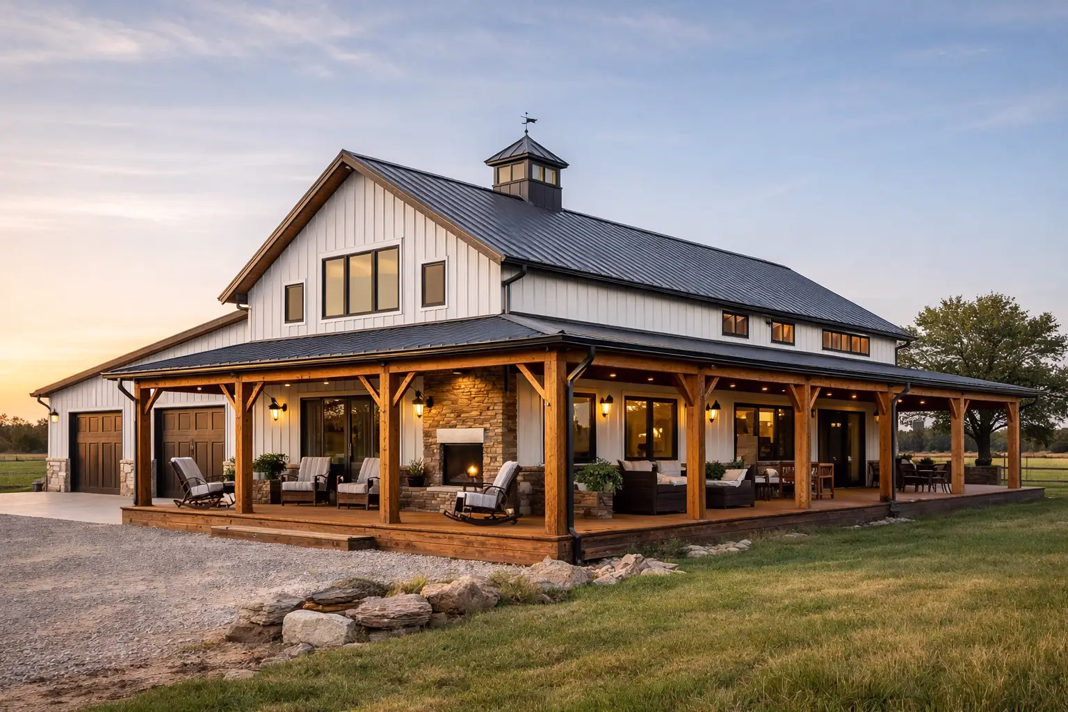 Wraparound Porch Barndominium Guide