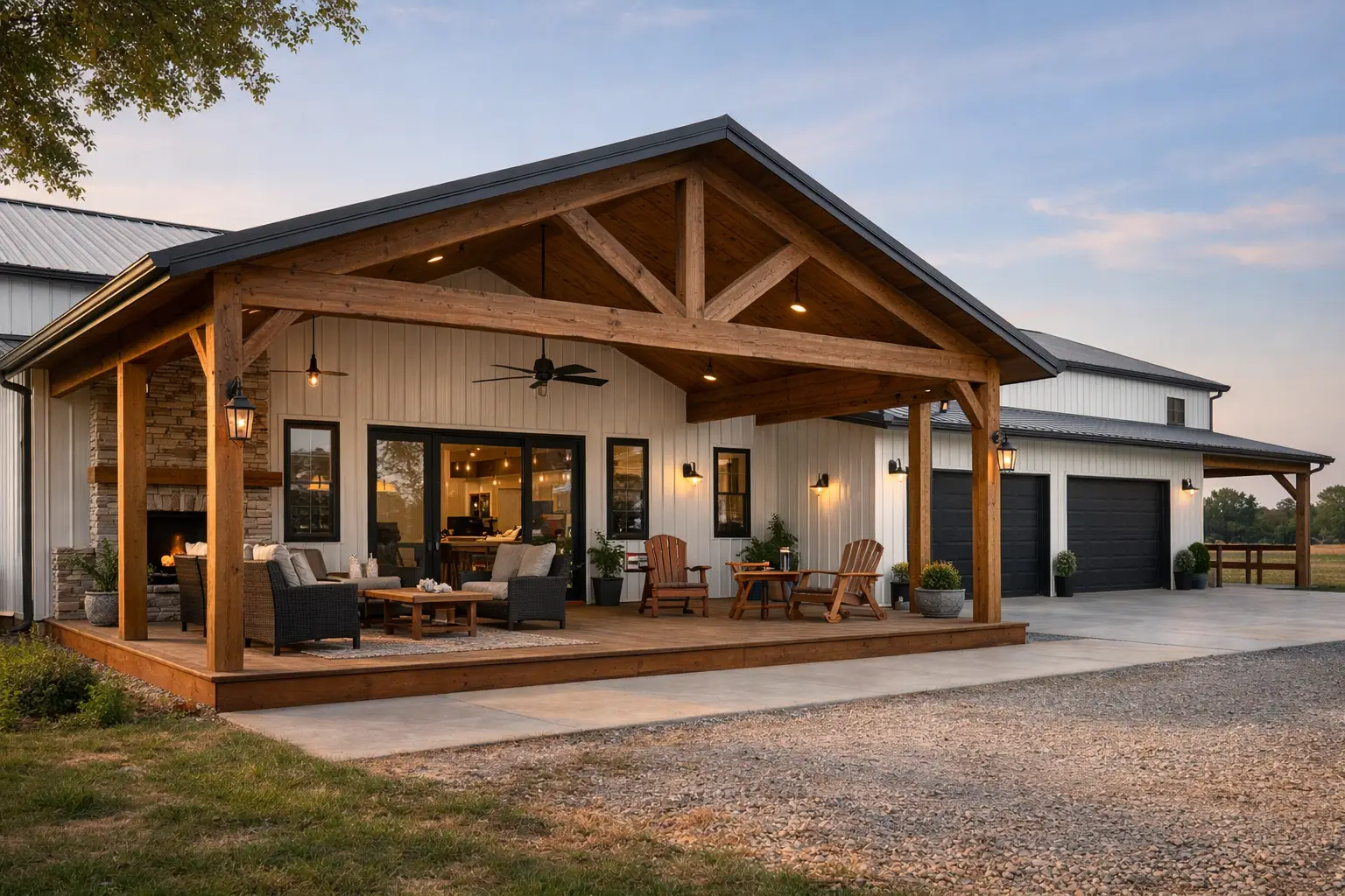 Barndominium Covered Porches That Work Better