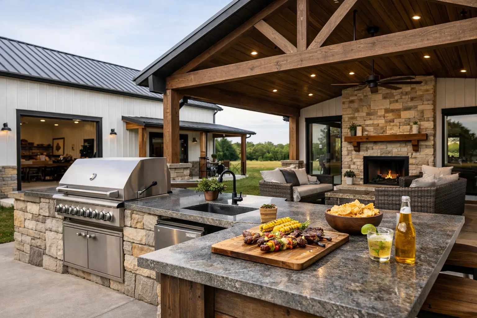 Barndominium Outside Kitchens That Work