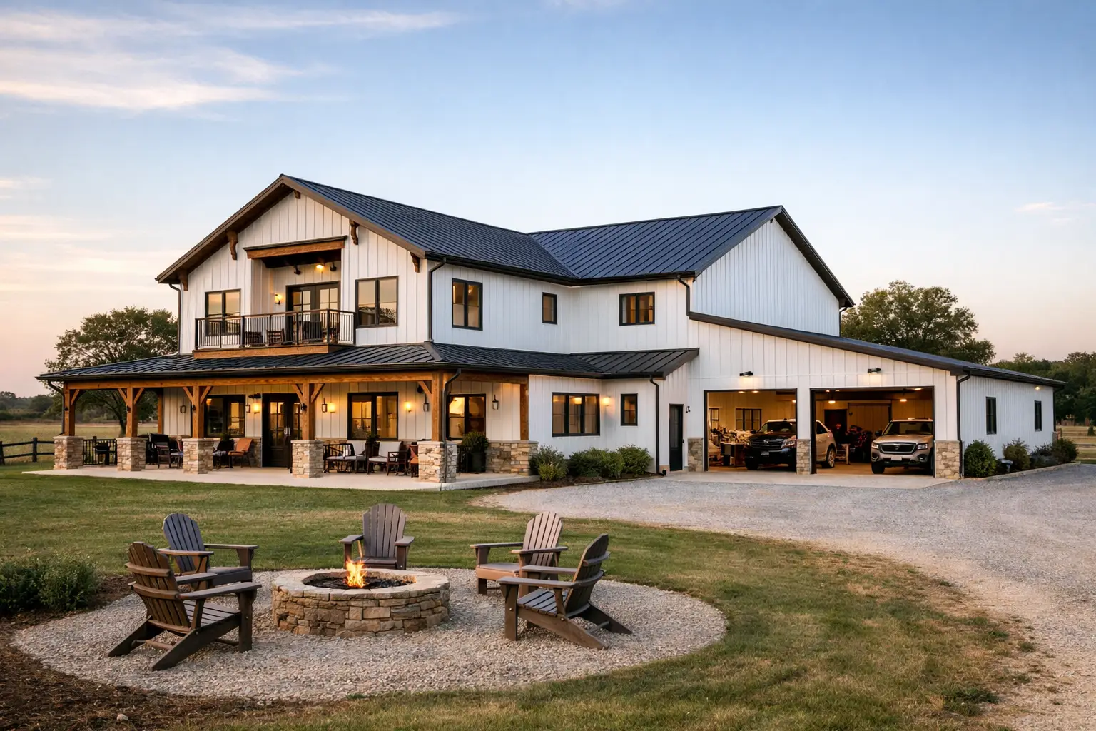 Modern Multigenerational Barndominium Ideas