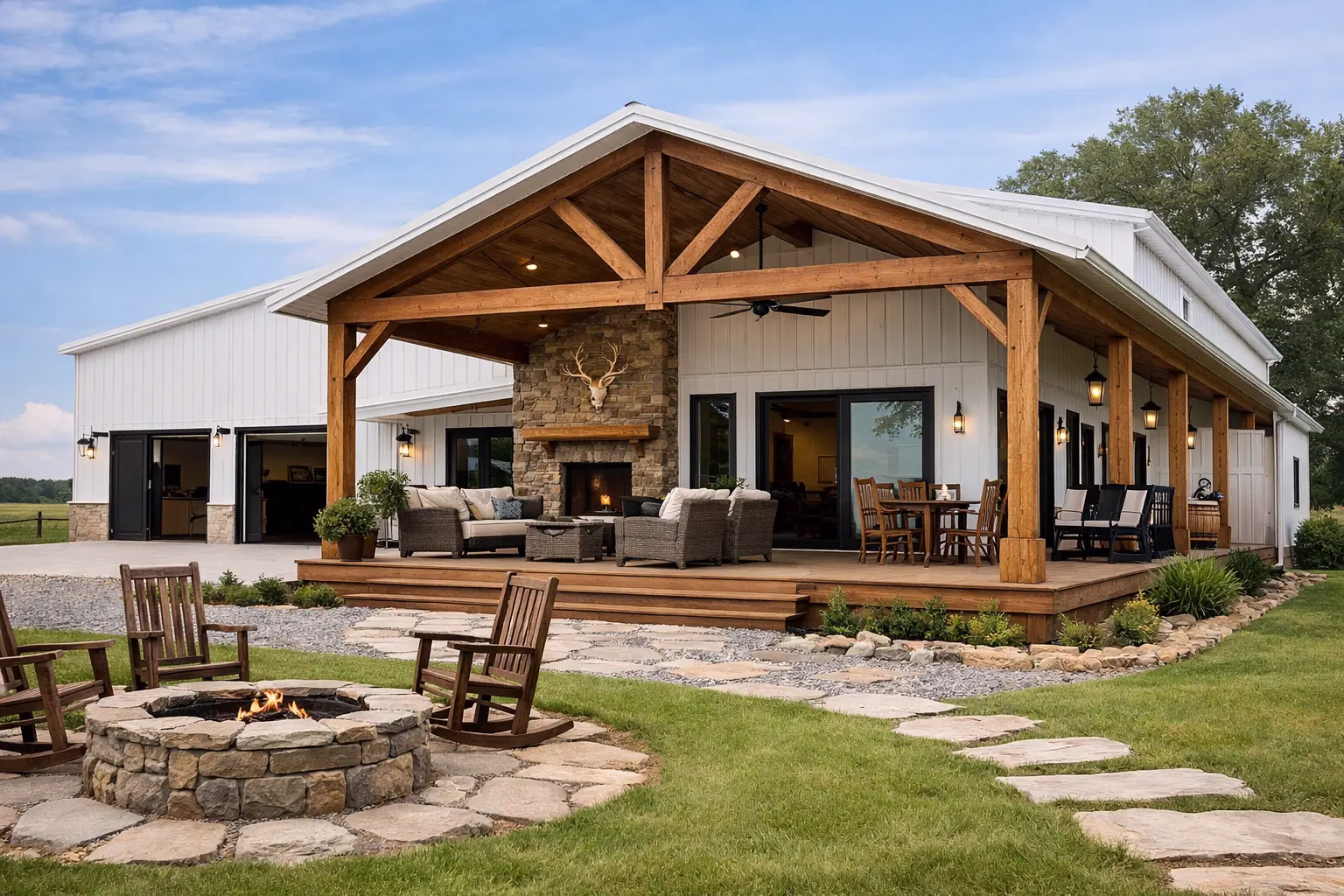 Southern Barndominium Porch Layouts That Work