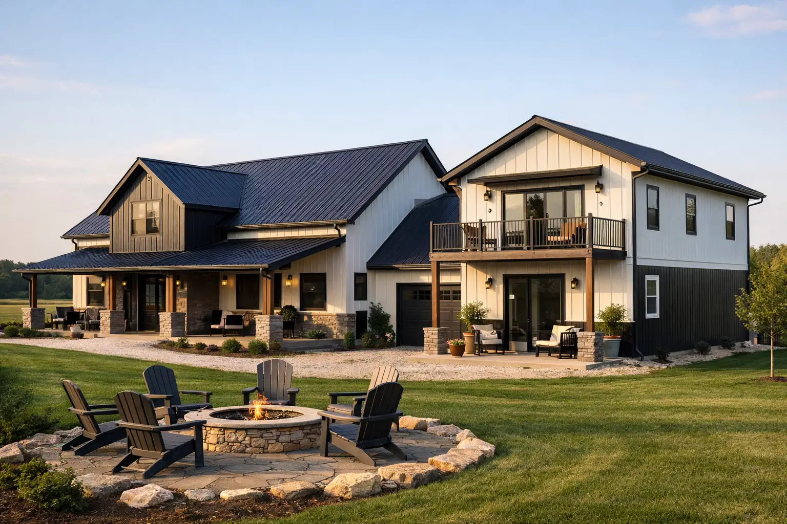 Barndominium With Attached Guest Apartment