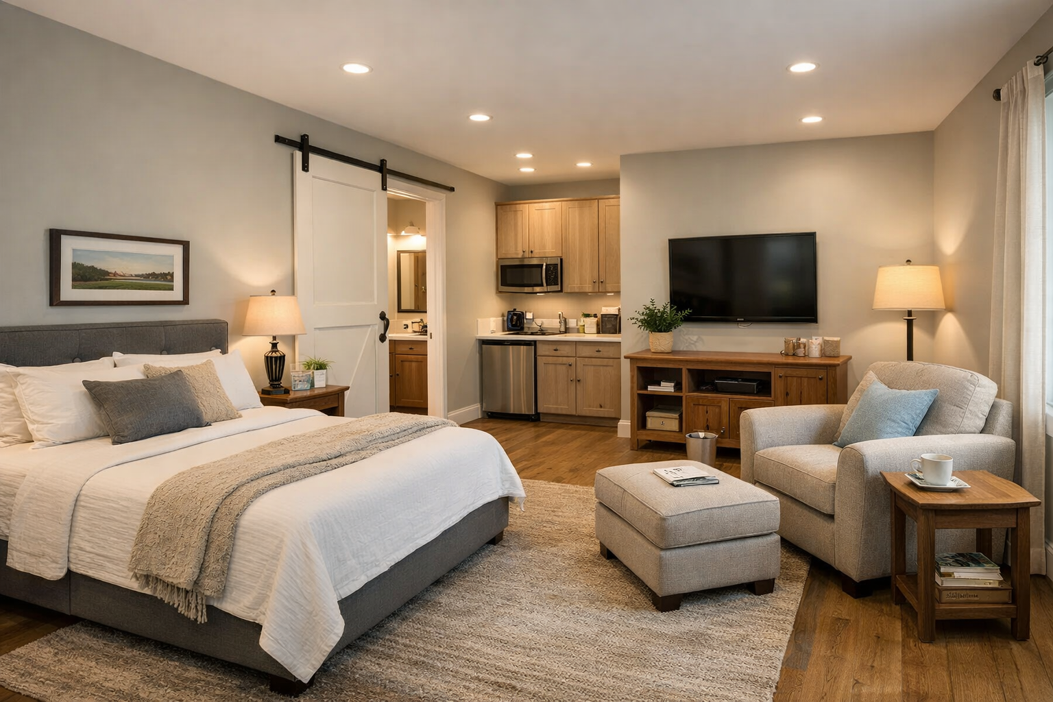 How do you protect privacy without wasting square footage?