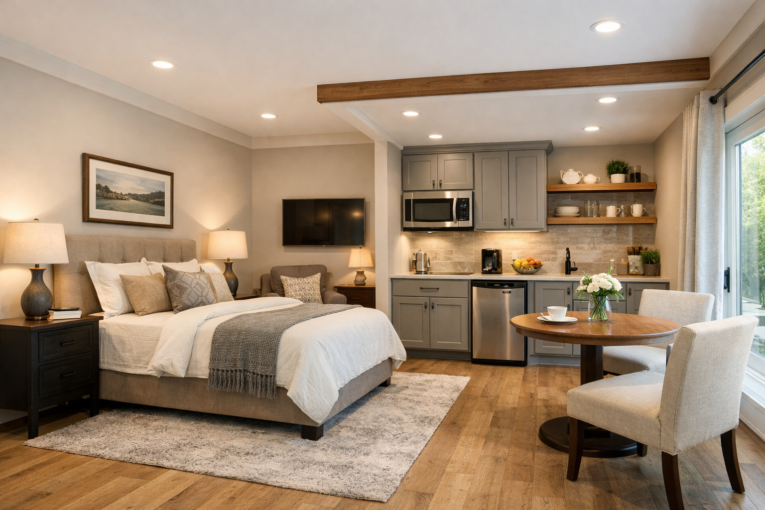 How large should the suite be?
