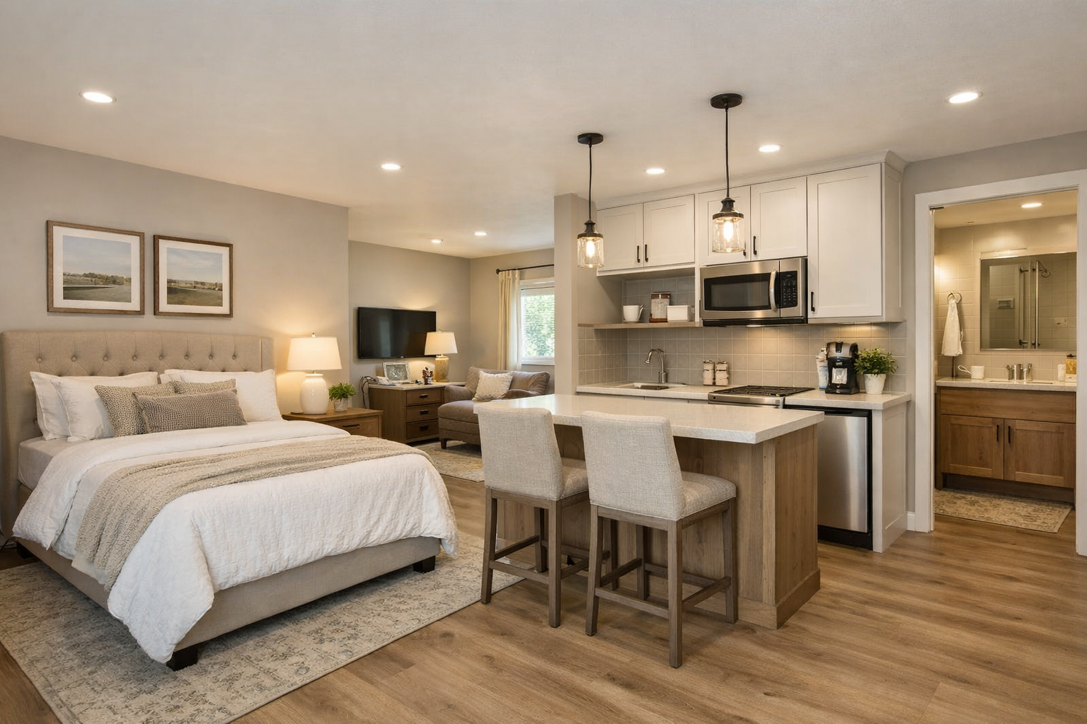 How many bathrooms and living spaces are enough?
