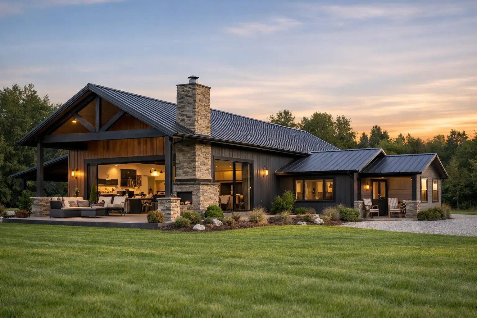 Open Concept Barndominium With In-Law Suite