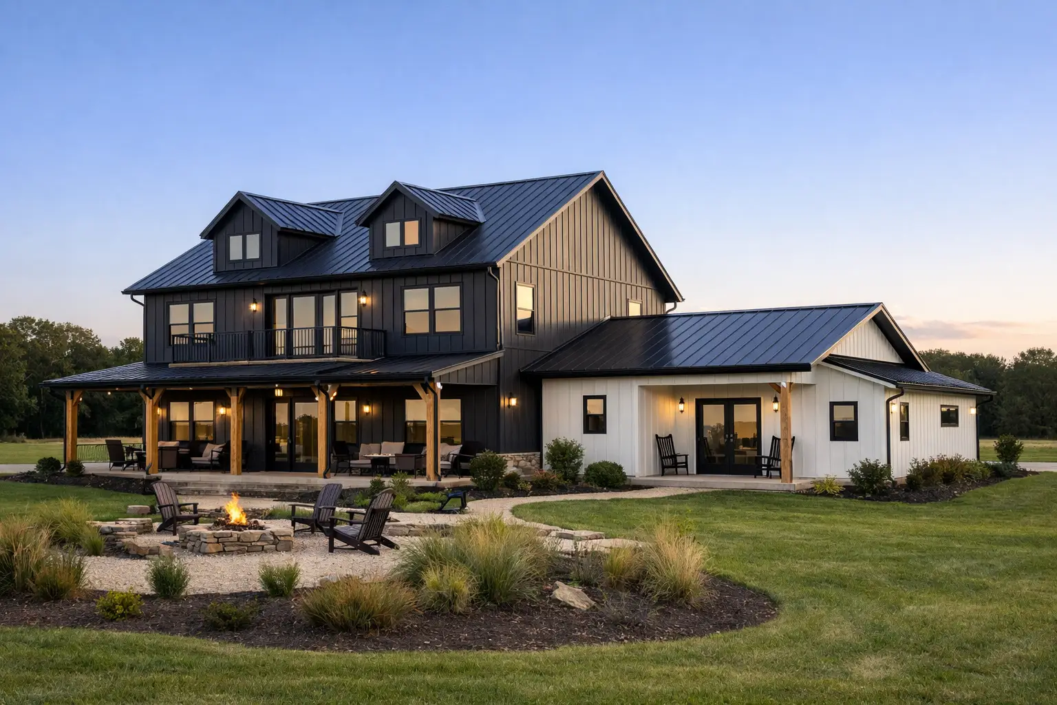 Two-Story Barndominium With Mother-in-Law Suite