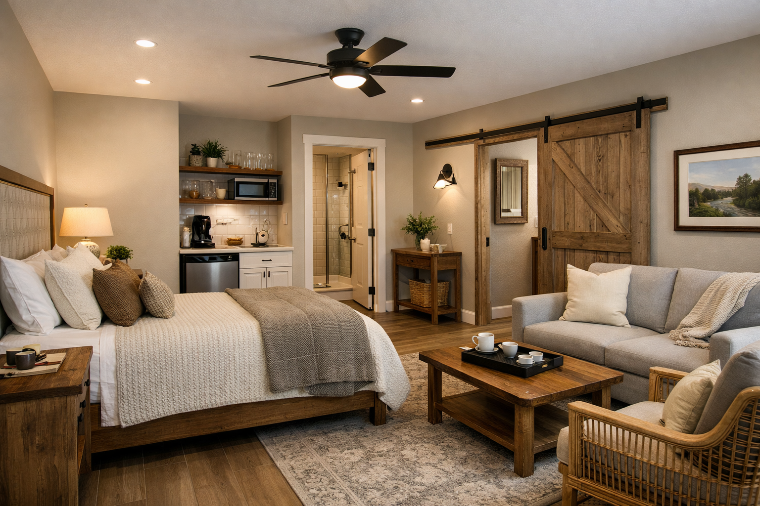 Utilities, Kitchenettes, and Technical Planning for Dual Suites