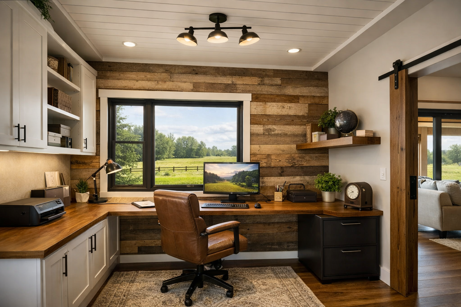 Where should garages, workshops, and storage go?
