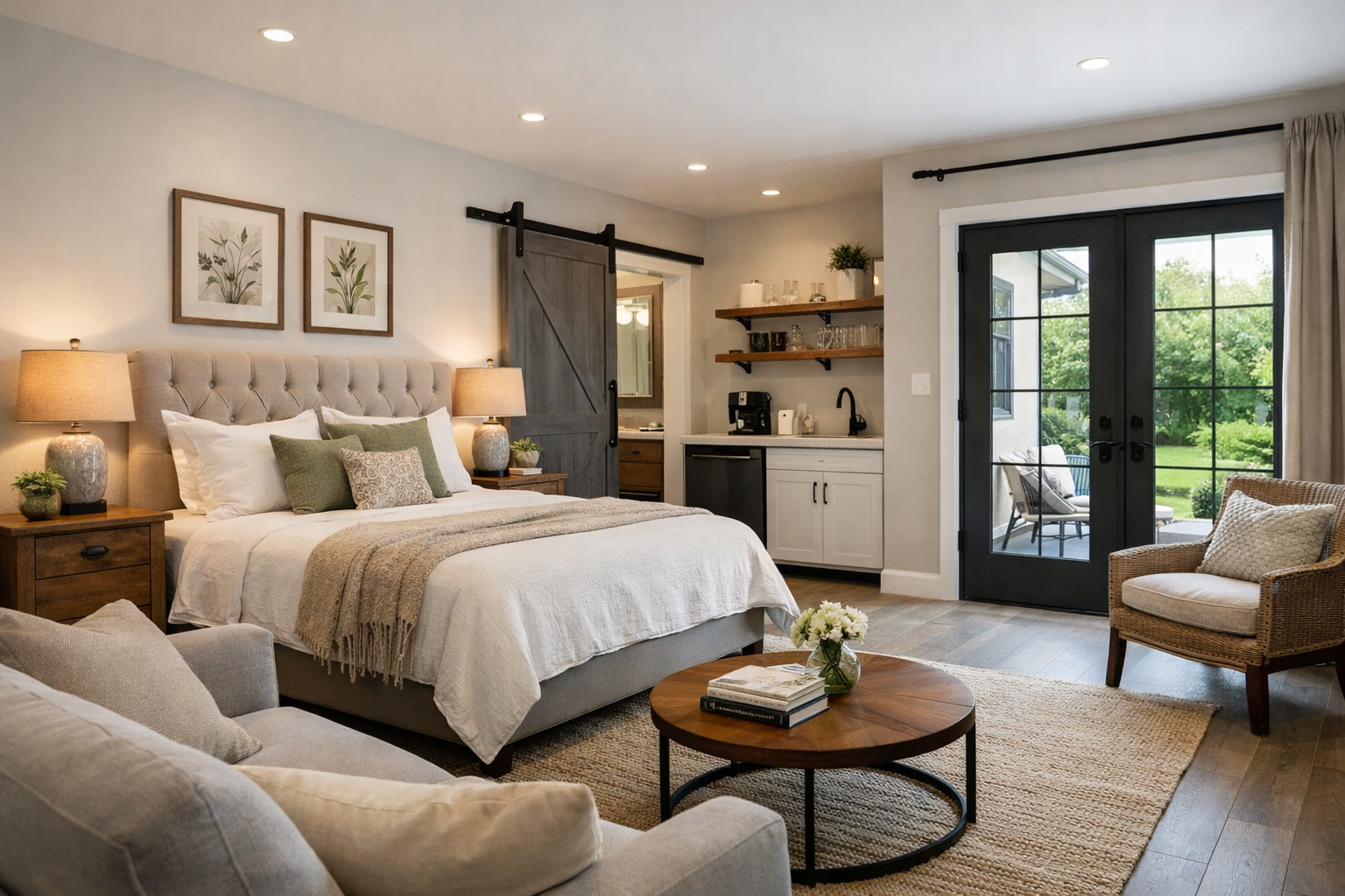 Which layout keeps family life from feeling crowded?