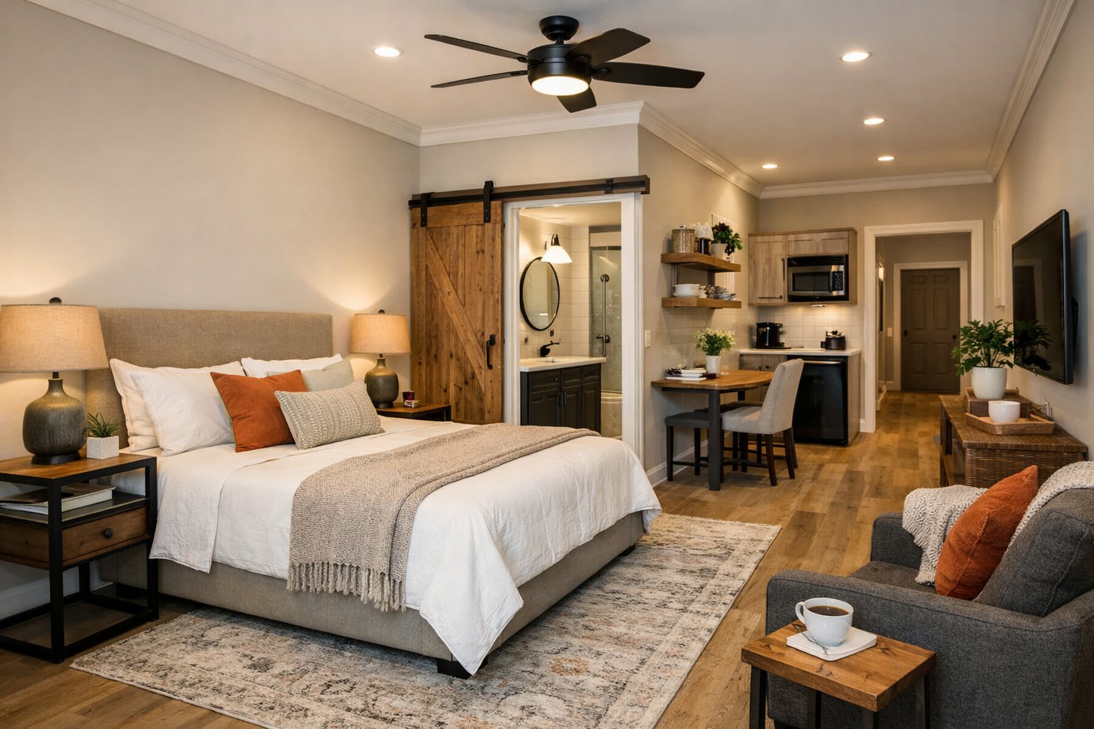 Who benefits most from two master suites?