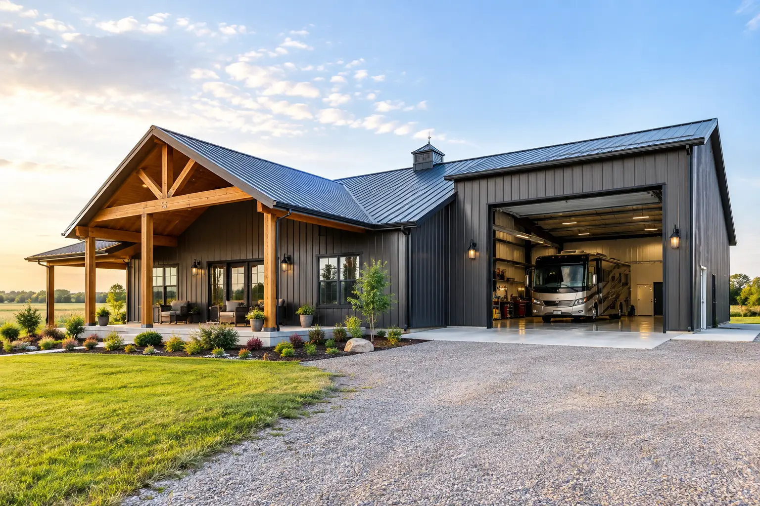 Barndominium Plans RV Garage Options That Work
