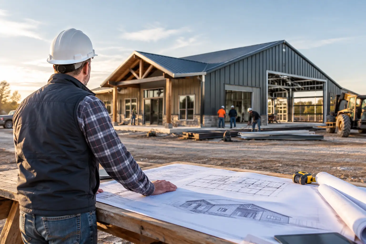 How Barndominium Builders Bring Plans to Life