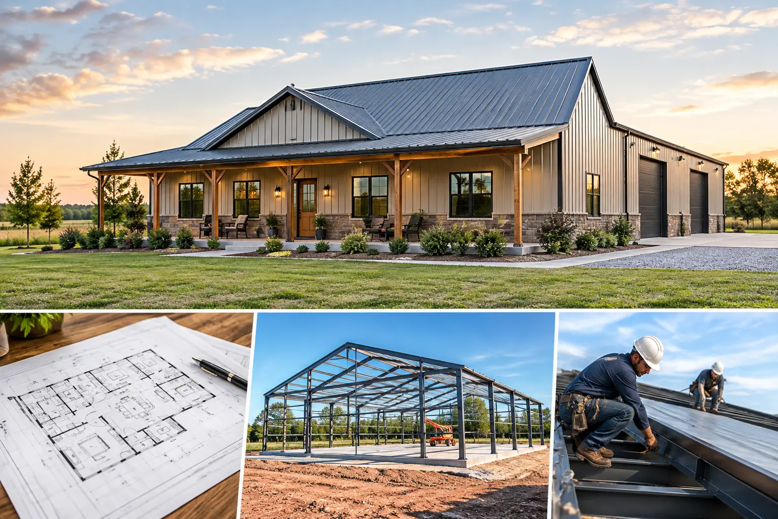 One Story Barndominium Plans That Fit Real Life