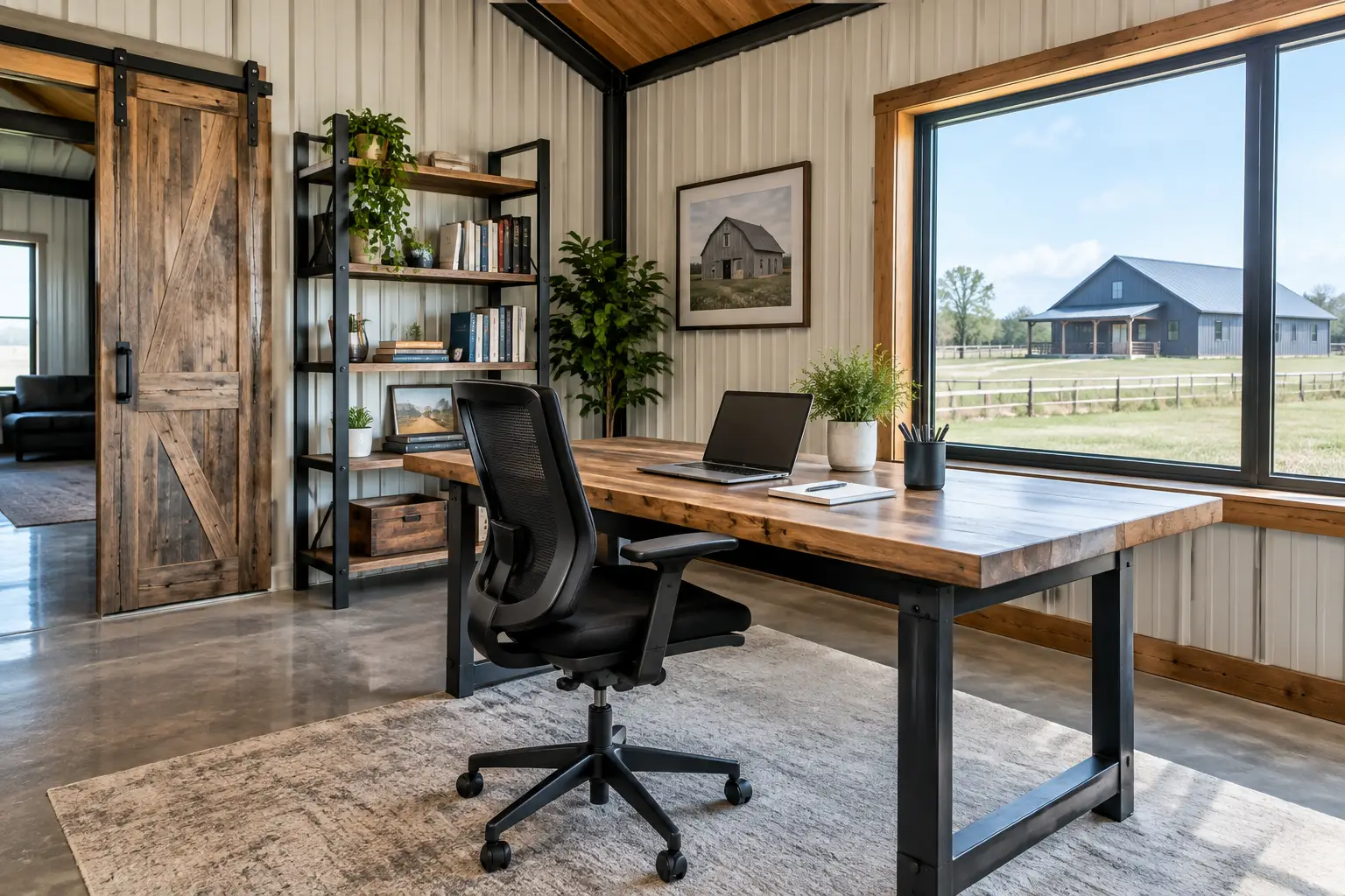 Plan a Productive Barndominium Home Office