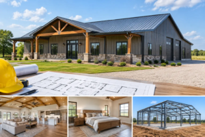 Planning a 3 Bedroom 2 Bath Barndominium